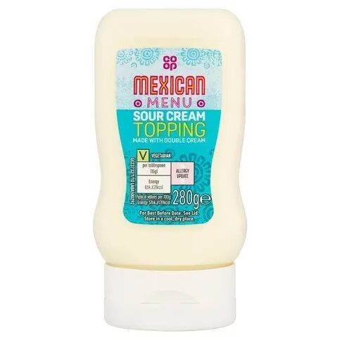 CO OP SOUR CREAM 280G