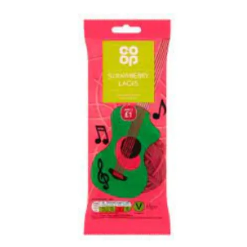Co-op Strawberry Laces 65g