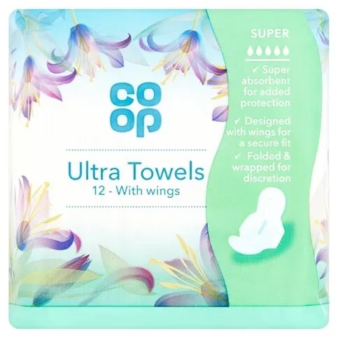 Coop - Super "Ultra Towels" with Wings, x12