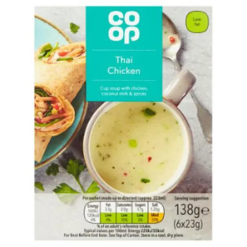 COOP THAI CHICKEN CUP SOUP (138G)