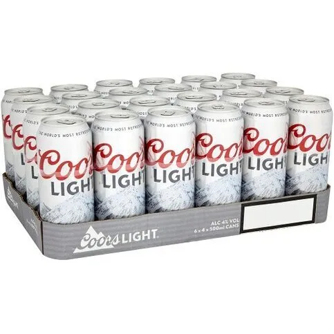 Coors Light 24 x 500ml Case Price