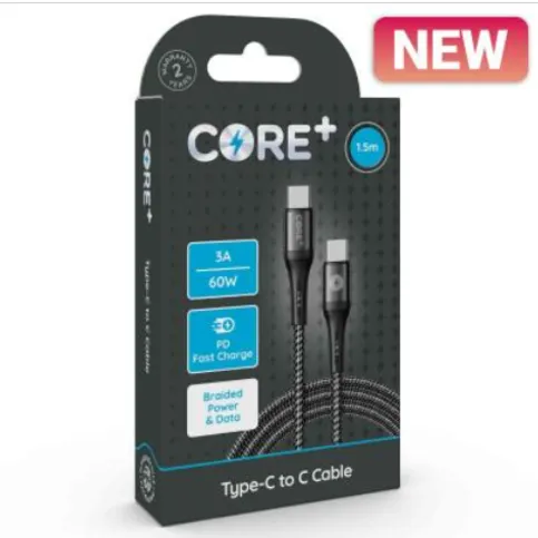 Core Braided Type C Fast Charge Cable