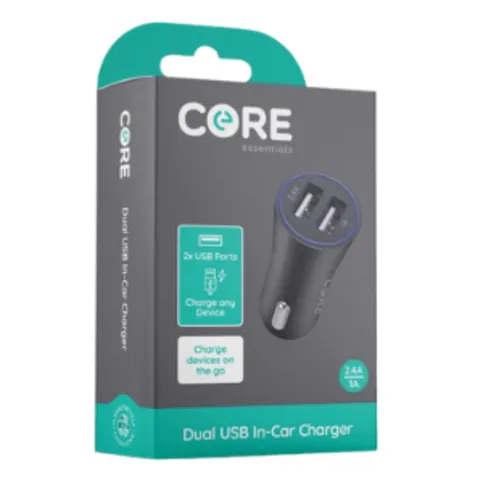 Core Car Charger Dual USB