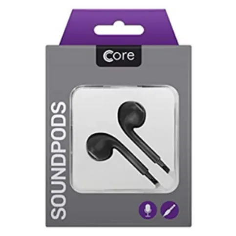 Core Soundpods Black AUX