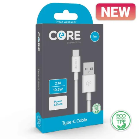 Core type c cable 1m