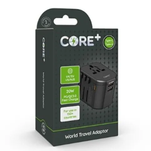 Core+ World Traverl Adaptor