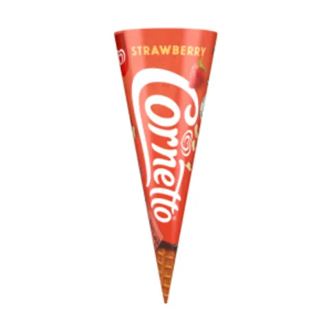 Cornetto Strawberry Ice Cream Single 120ml 