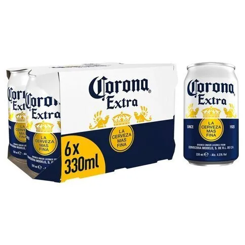 Corona Extra Cans 6 x 330ml