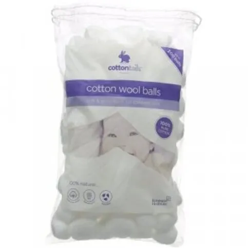 Cottontail Cotton Wool Ball Cotton 200 Pack