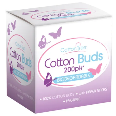 Cotton Buds With Paper Stick 200 Pack
