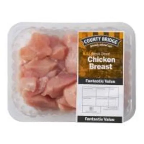 CHILLED: COUNTRY BRIDGE FRESH DICED CHICKEN BREAST 300G
