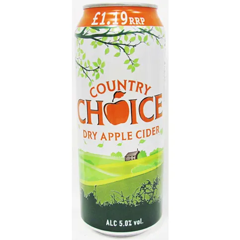 Country Choice Cider Can 5% 500ml