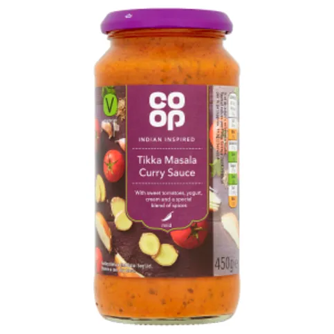 Co-op Indian Inspired Tikka Masala Curry Sauce 450g