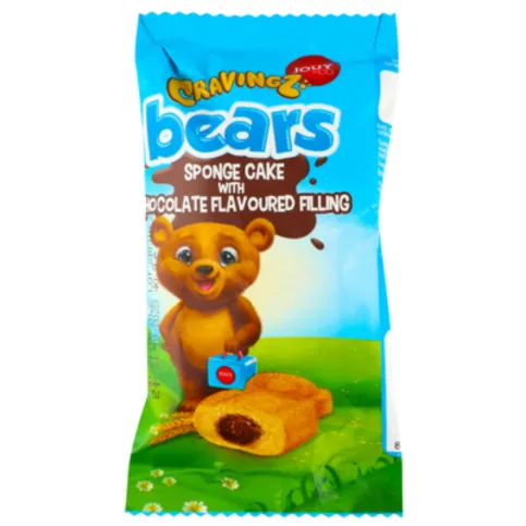 Cravingz Bears Chocolate Sponge Cake 45g