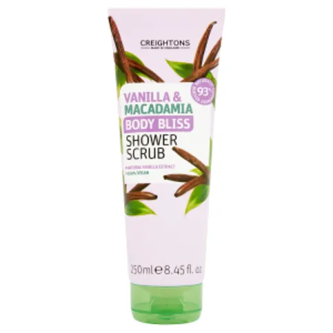 Creightons Vanilla & Macadamia Body Bliss Shower Scrub 250ml