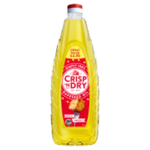 CRISP N DRY RAPESEED OIL PM£2.95 1LTR