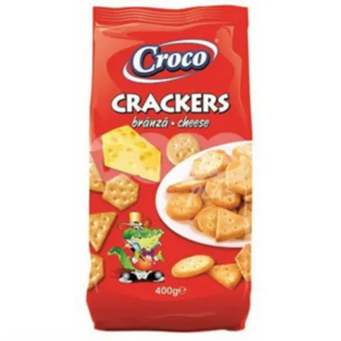 Croco Crackers Cheese 400g