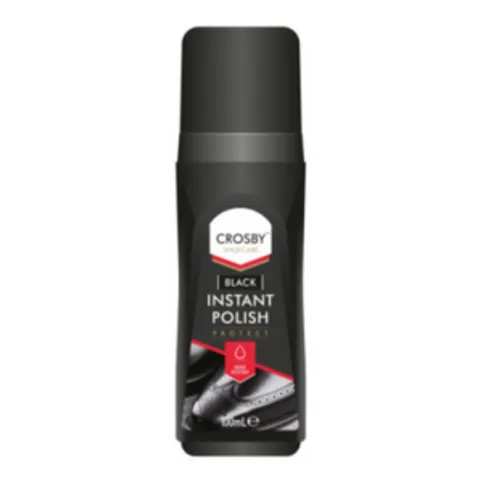 Crosby Shoe Instant Polish & Protect Black 100ml