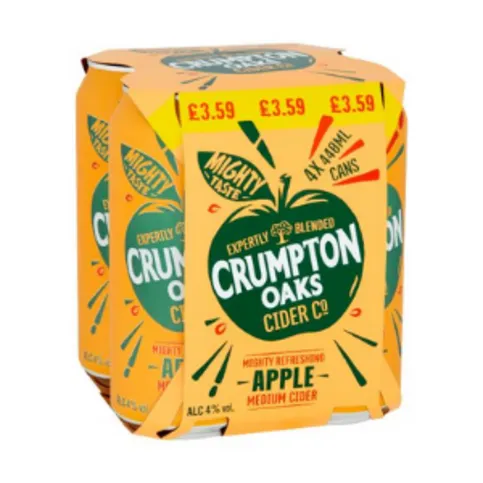 Crumpton Oaks Apple Medium Cider 4 x 440ml