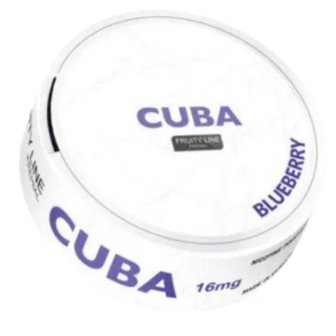 Cuba White Fruity Line Blueberry 16mg