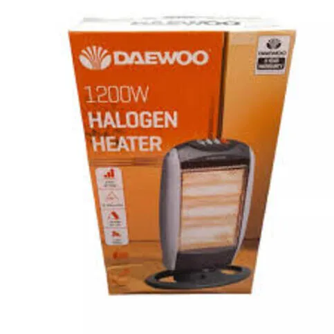 Daewoo 1200w Halogen Heater 