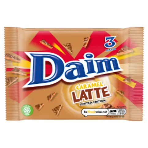 Daim Caramel Latte Bars 3 x 28g