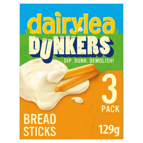 Dairylea Dunkers Bread Sticks 3 x 43g (129g)