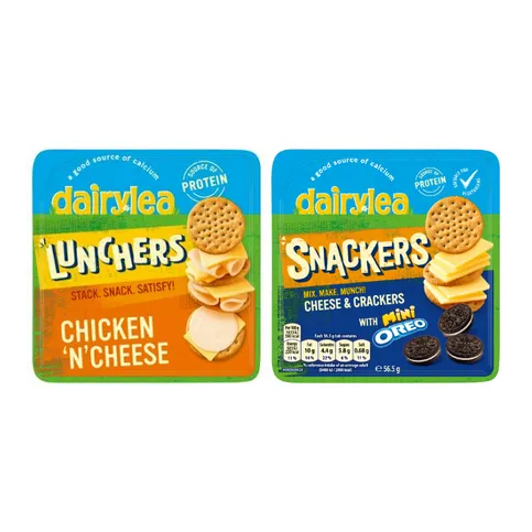 Dairylea  Snacks 56.5g/65g Any 2 For £3