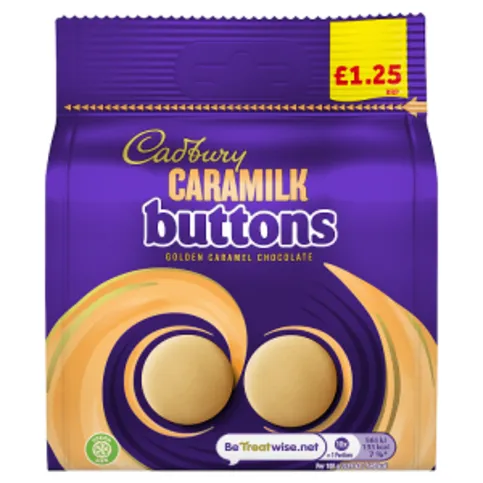 Саdbury Caramilk Buttons Chocolate Bag 90g
