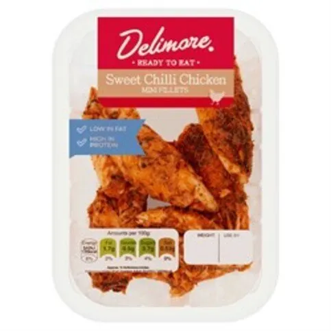 CHILLED: DELAMERE SWEET CHILLI CHICKEN FILLETS 160G