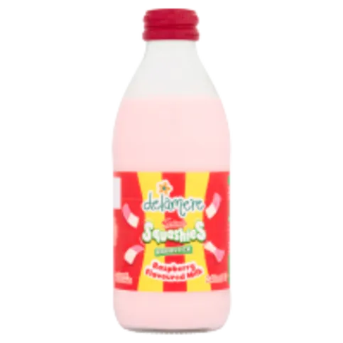 DELAMERE SWIZZLES RASPBERRY MILK 240ML