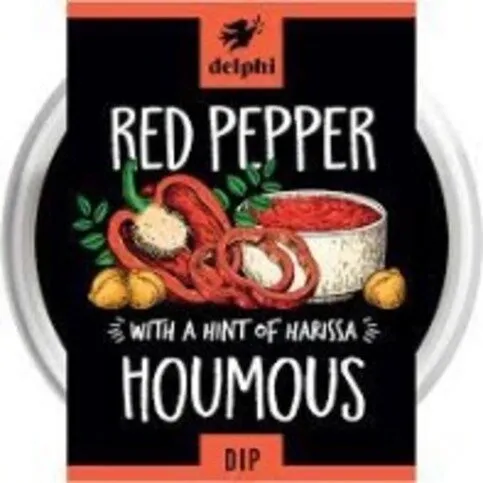 Delphi Red Pepper Houmous Dip 170g