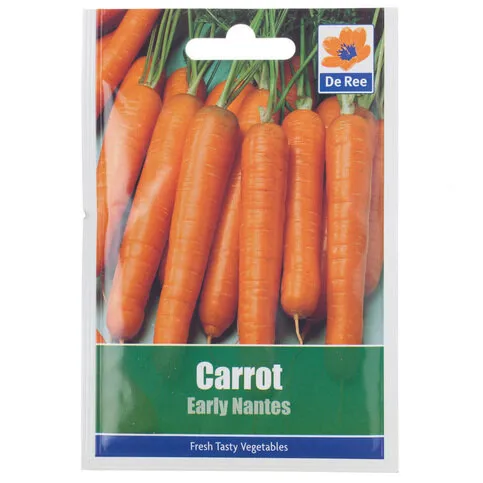 De Ree Early Nantes 2 Carrot Seed Pack