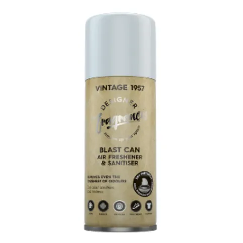 Designer Fragrances Blast Can Vintage 1957