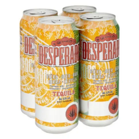 Desperados Tequila Lager Beer 4 x 500ml Cans