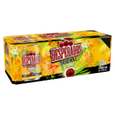 DESPERADOS ORIGINAL 5.9% 10PK CANS (10X330ML)
