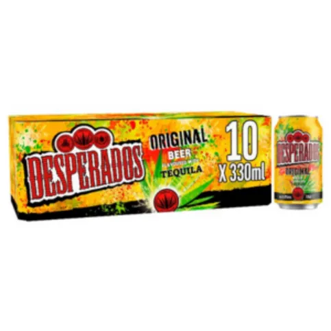 Desperados Tequila Lager Beer 10 x 330ml Cans