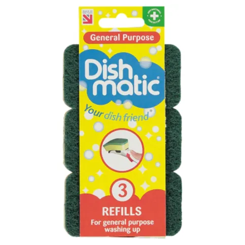 Dishmatic General Purpose Refills 3pk