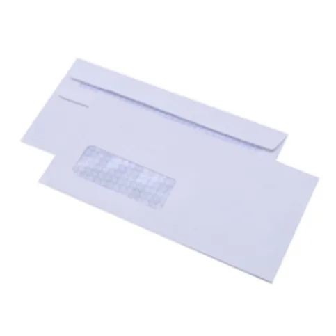 Dl Window Envelope White 50's