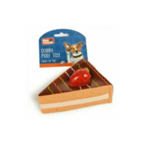 PET TOUCH SQUEAKY CAKE DOG TOY