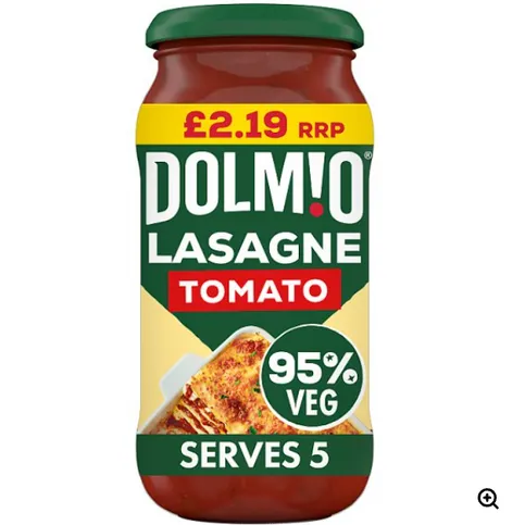 Dolmio Lasagne Red Tomato Pasta Sauce 450g