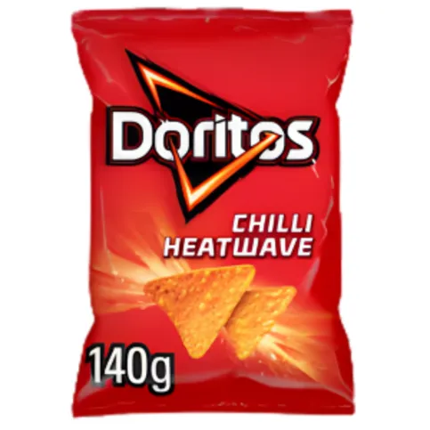 Doritos Chilli Heatwave Tortilla Chips Sharing Bag Crisps 140g
