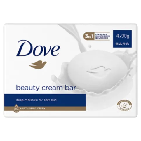 Dove Soap Cleansing Bar 4x90g