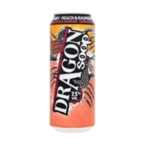 Dragon Soop Peach & Raspberry 500ml