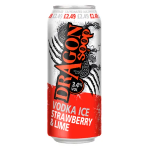 Dragon Soop Strawberry & Lime 500ml