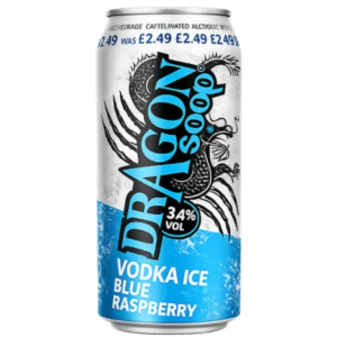 Dragon Soop Vodka Ice Blue Raspberry 500ml