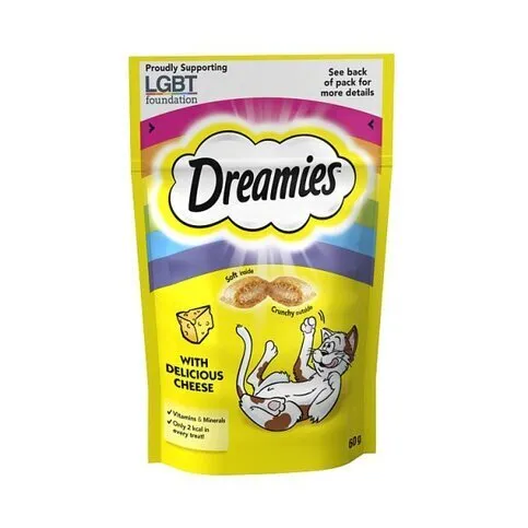 DREAMIES CHEESE 60G