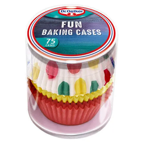 Dr Oetker Fun Baking Cases 75pack