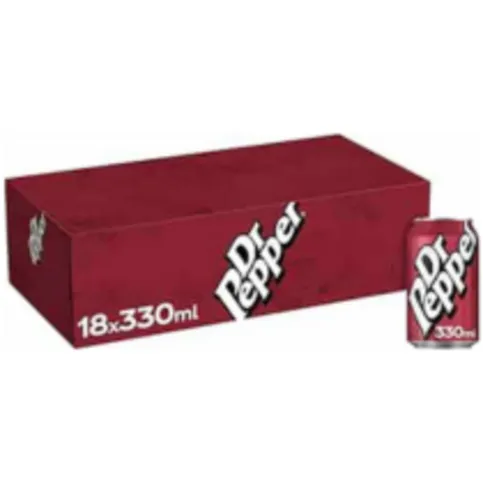 DR PEPPER 18 PACK CANS 330ml
