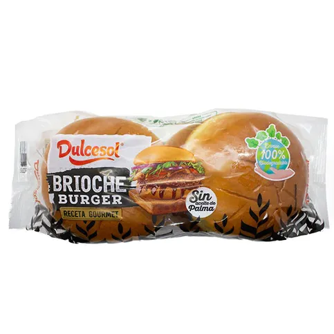 CHILLED: DULCESOL BURGER BRIOCHE 4S
